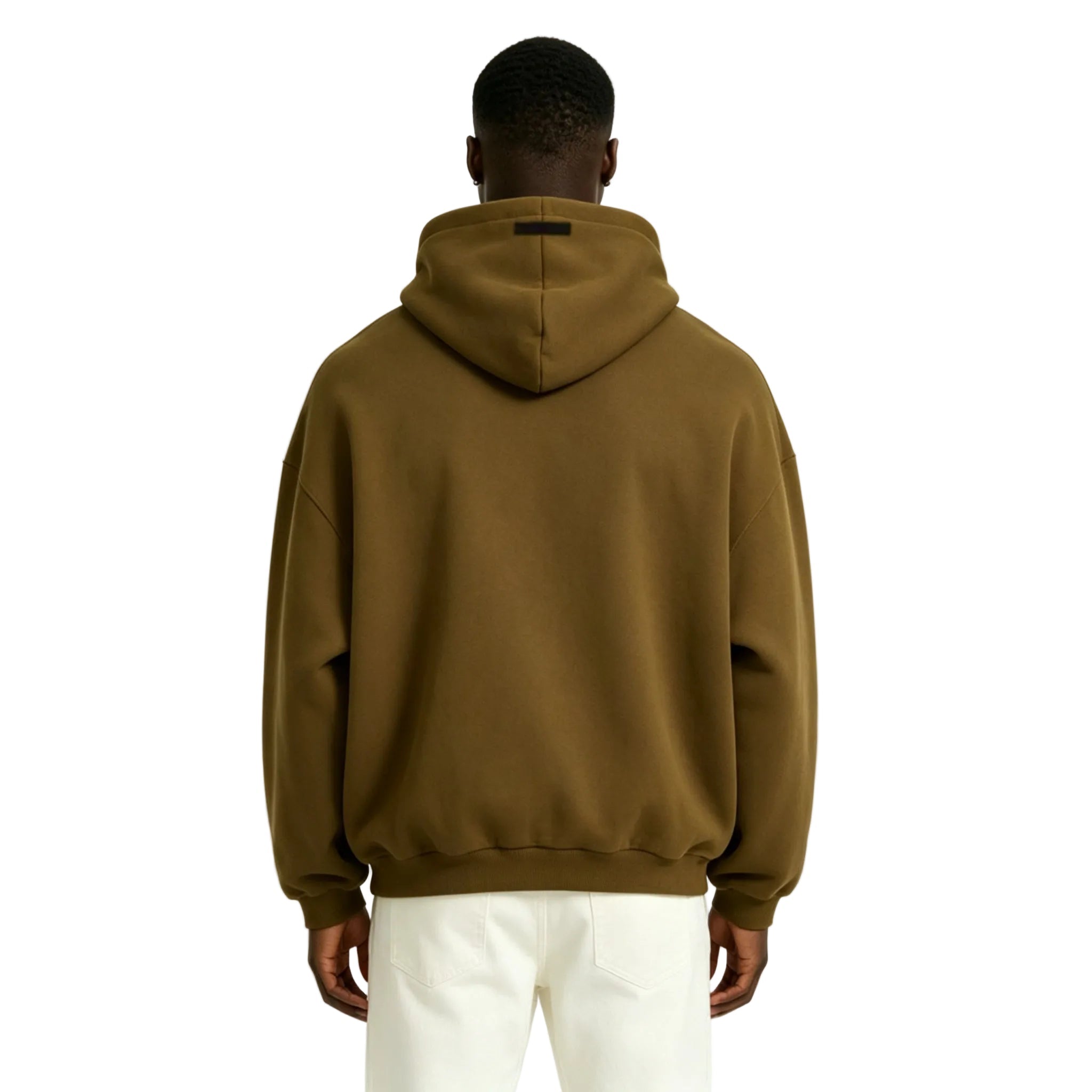 Fear Of God Essentials Fleece Hoodie Olive – AFewVibe