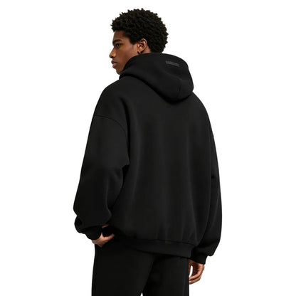 Fear of God Essentials Fleece II Hoodie Black FW24 - AFewVibe