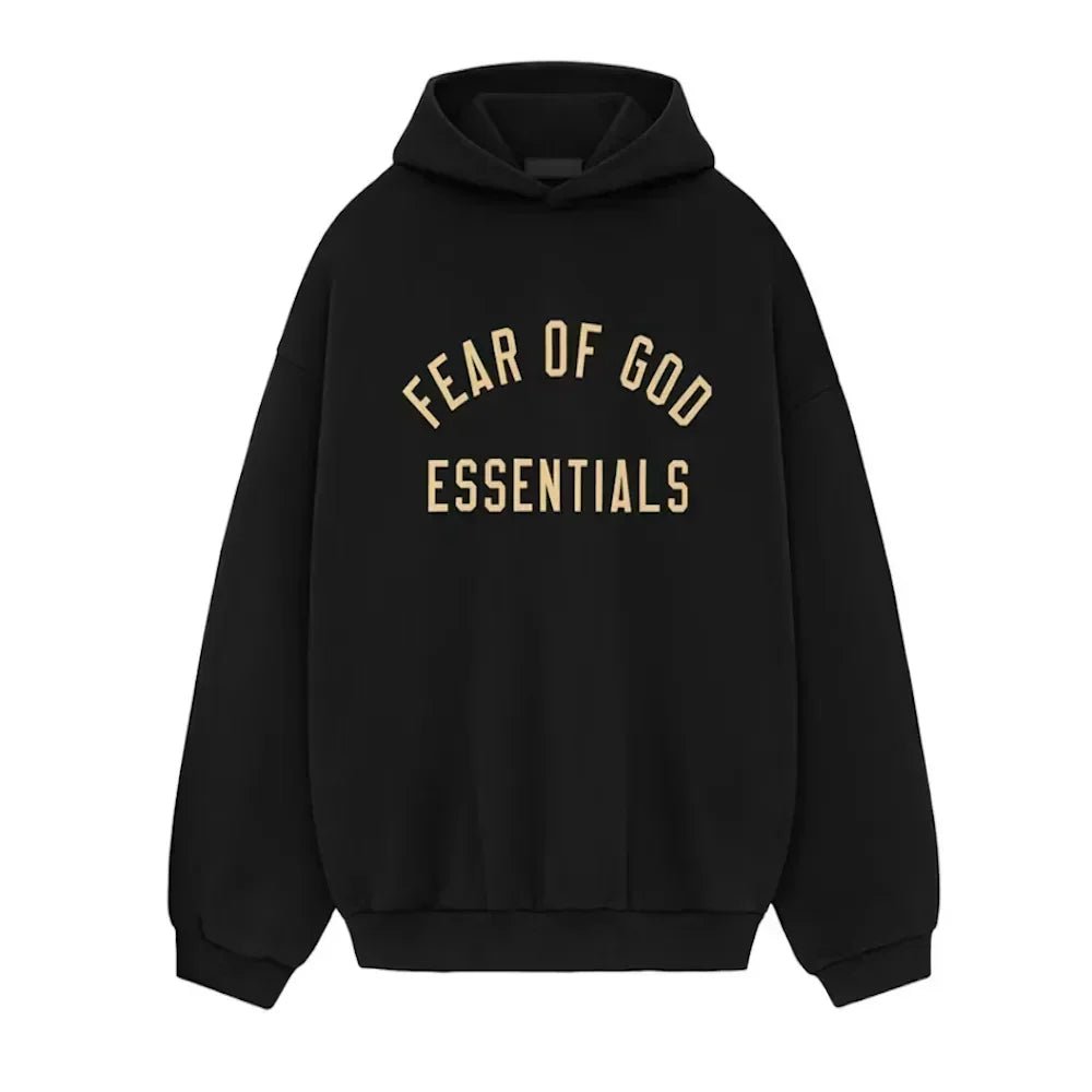 Fear of God Essentials Fleece II Hoodie Black FW24 – AFewVibe