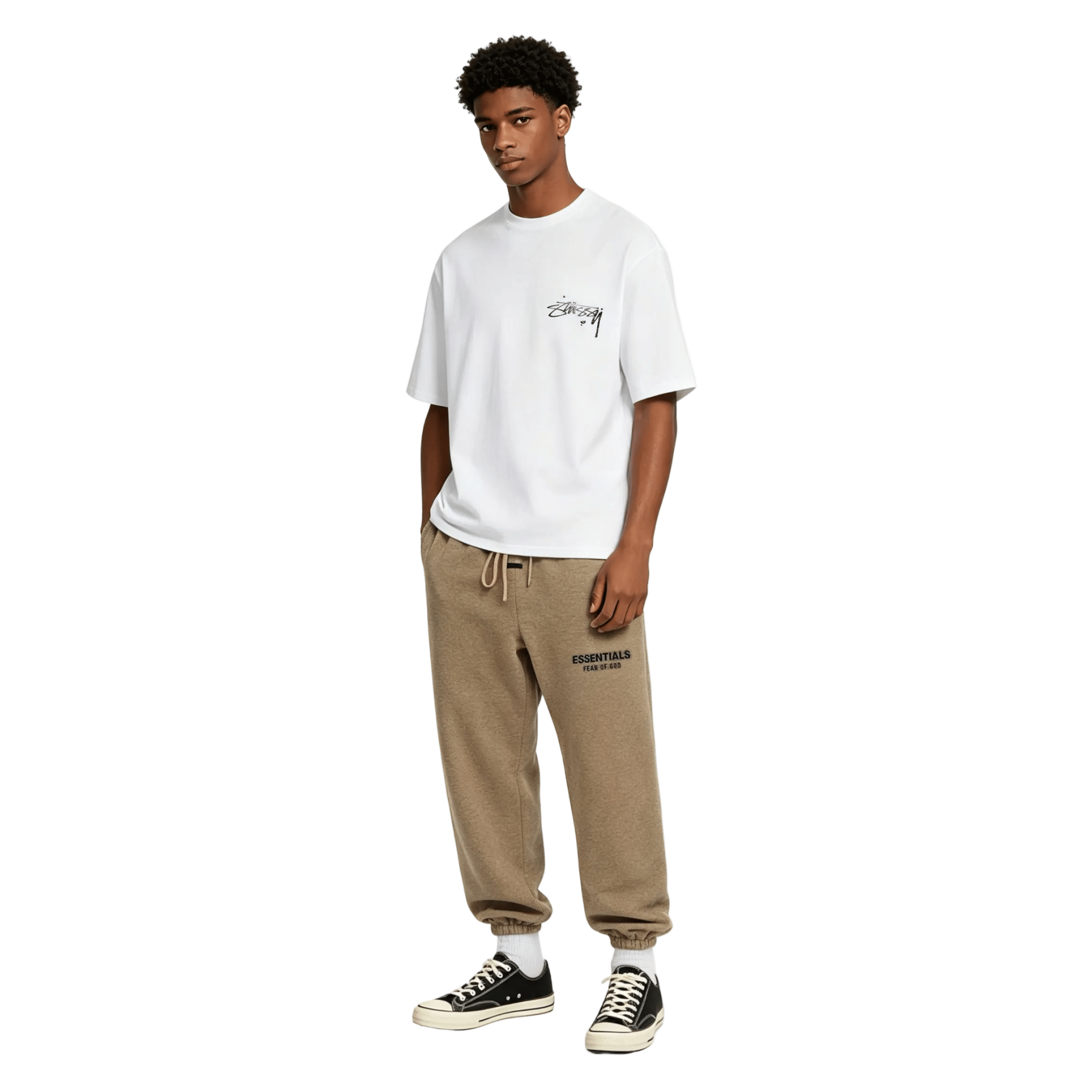 Fear of God Essentials Fleece Sweatpant Heather Grey - AFewVibe