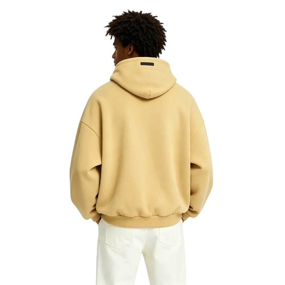 Fear of God Essentials Heavy Fleece Hoodie Amber - AFewVibe