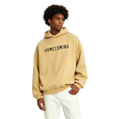 Fear of God Essentials Heavy Fleece Hoodie Amber - AFewVibe