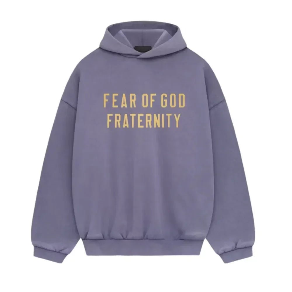 Fear of God Essentials Heavy Fleece Hoodie Lavender - Afewvibe