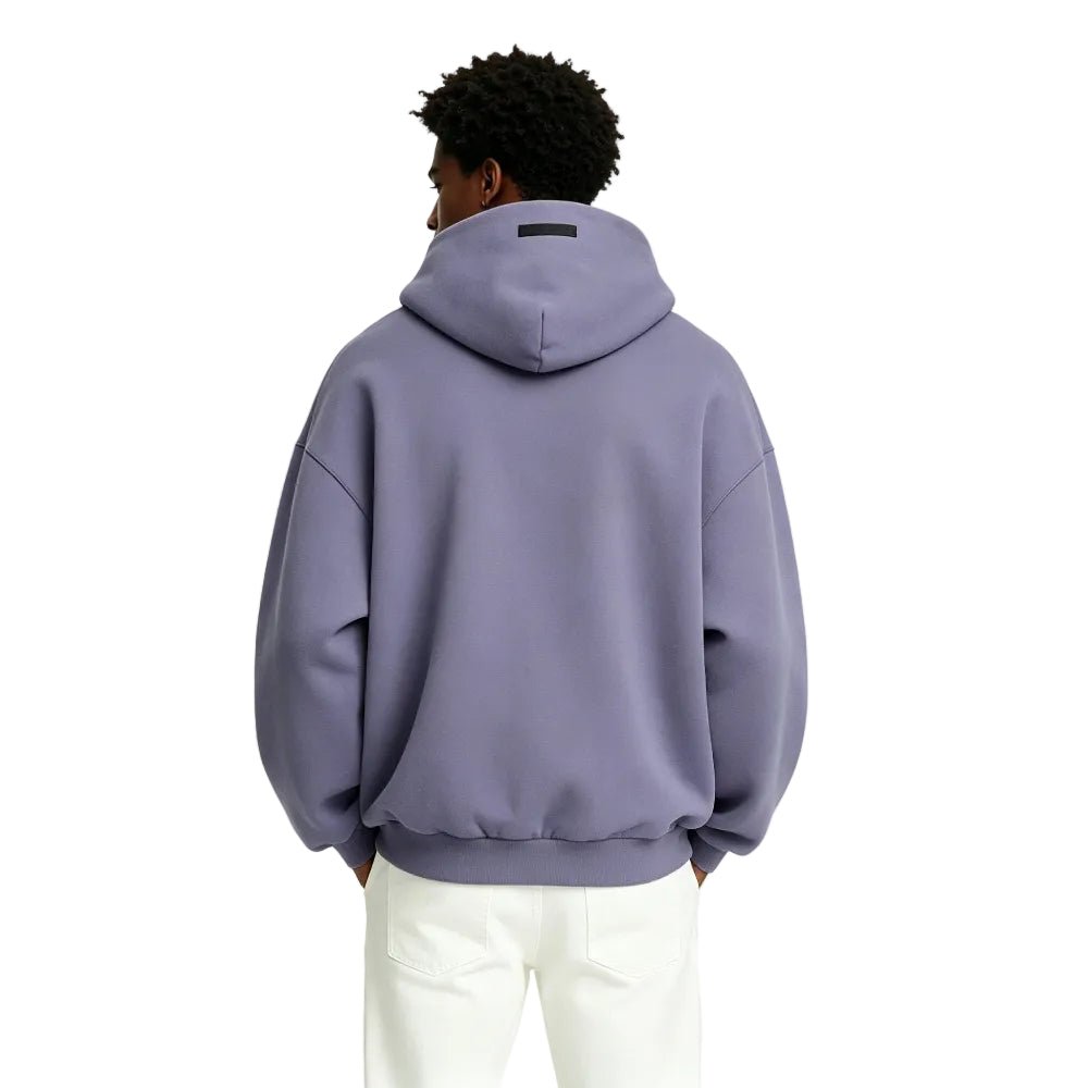 Fear of God Essentials Heavy Fleece Hoodie Lavender - AFewVibe