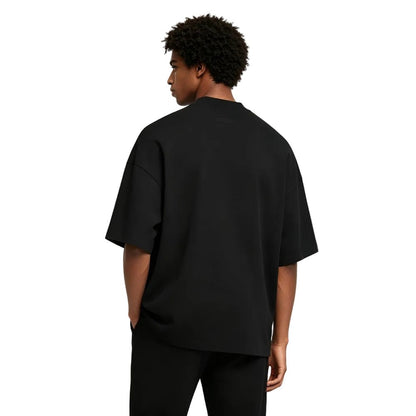 Fear of God Essentials Heavy Jersey Crewneck T-Shirt Jet Black - AFewVibe
