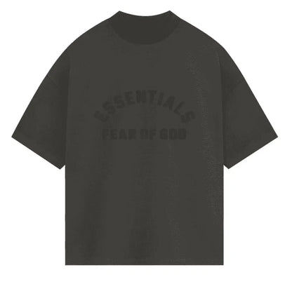 Fear of God Essentials Heavy Jersey Short - Sleeve Tee Ink - Afewvibe