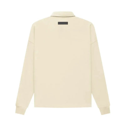 Fear Of God Essentials Henley Rugby Egg Shell - Afewvibe