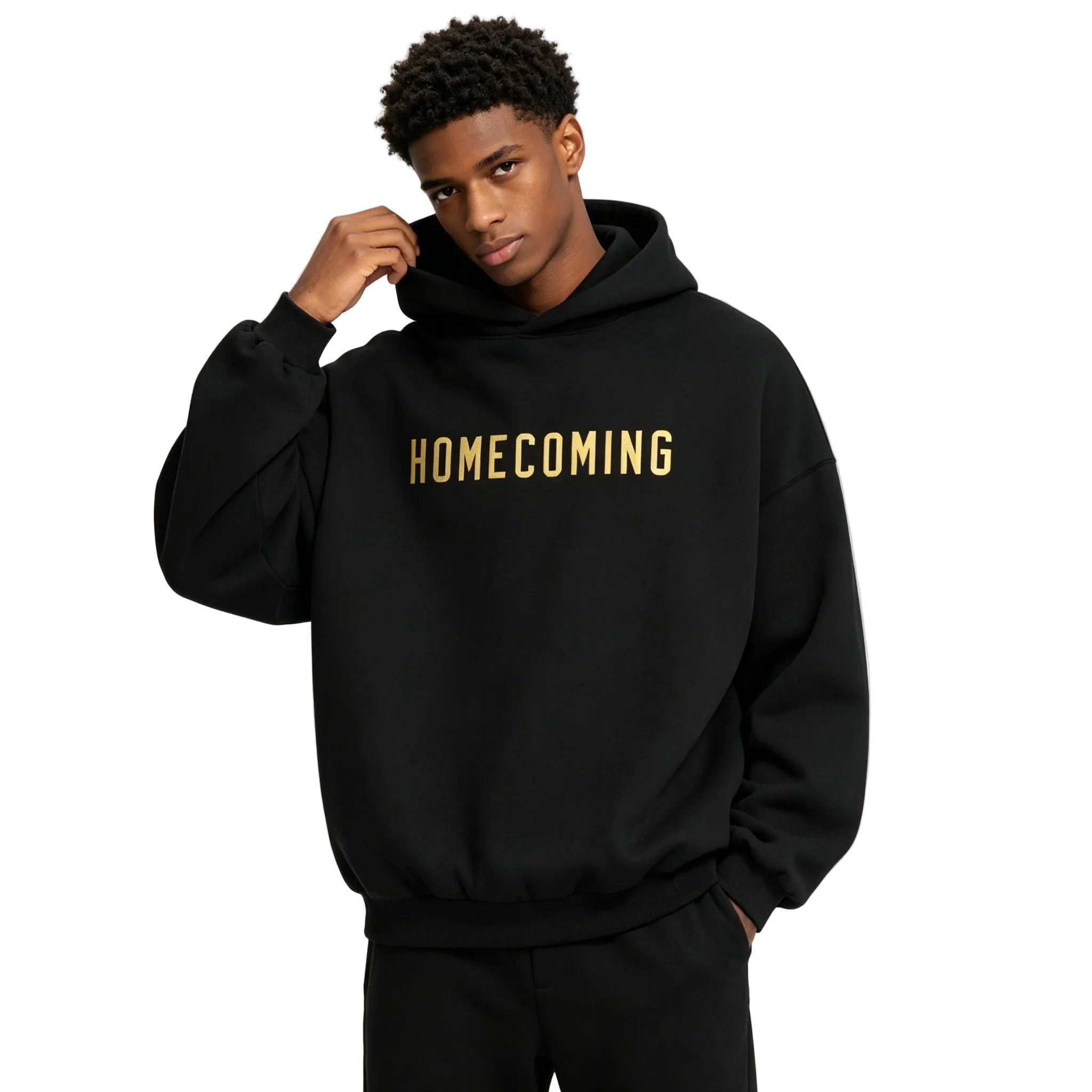 Fear of God Essentials Homecoming Heavy Fleece Hoodie Black – AFewVibe