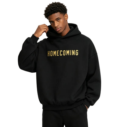Fear of God Essentials Homecoming Heavy Fleece Hoodie Black - AFewVibe