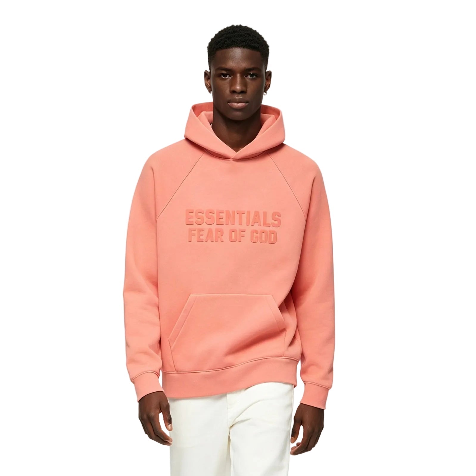 Fear of God Essentials Hoodie Coral – AFewVibe