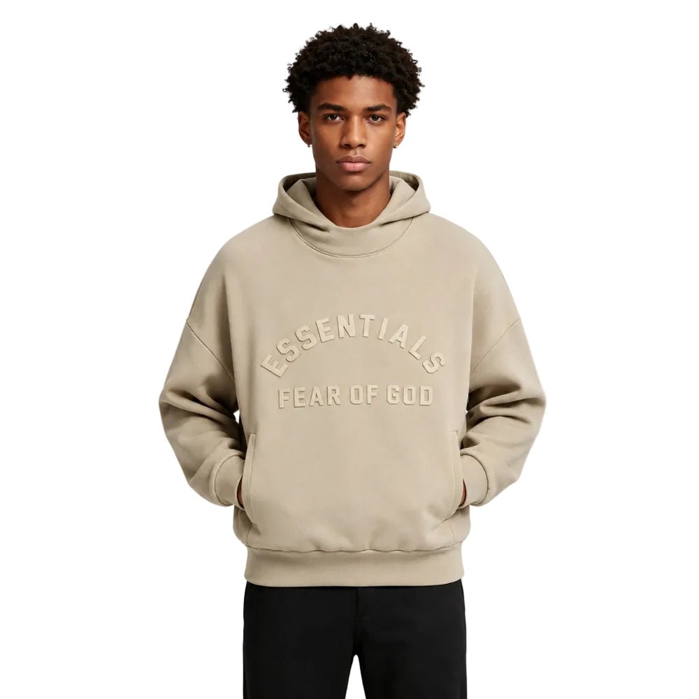 Fear of God Essentials Hoodie Dusty Beige - AFewVibe