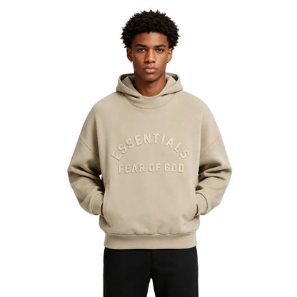 Fear of God Essentials Hoodie Dusty Beige - AFewVibe