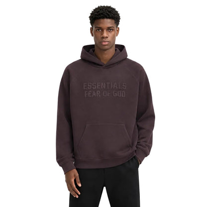 Fear of God Essentials Hoodie Plum - AFewVibe