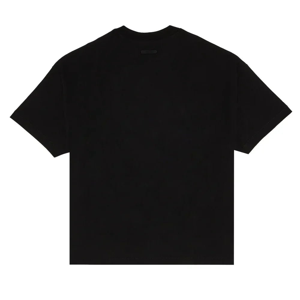 Fear of God Essentials Jersey Crewneck Tee Black - Afewvibe