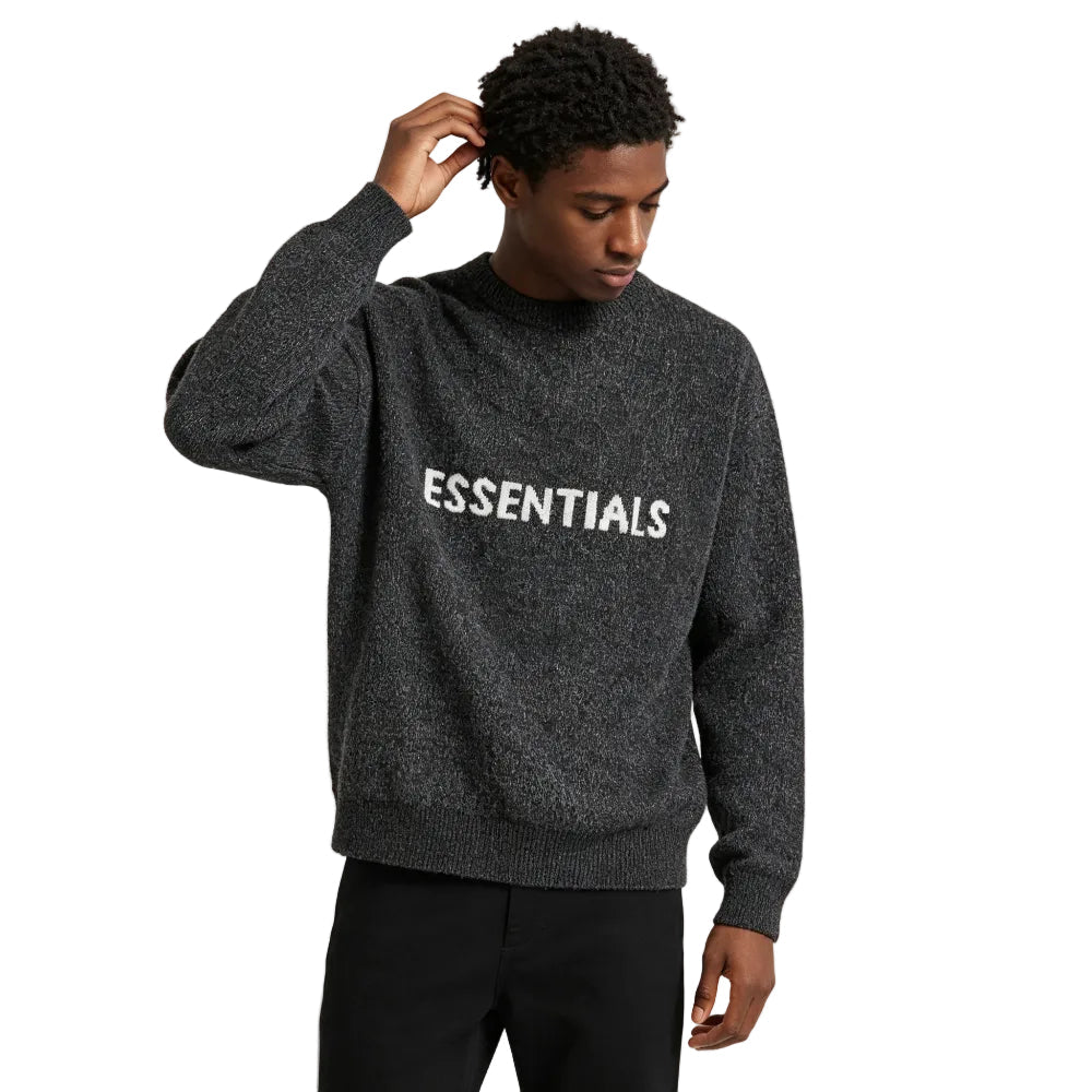 Fear of God Essentials Knit Sweater Black – AFewVibe