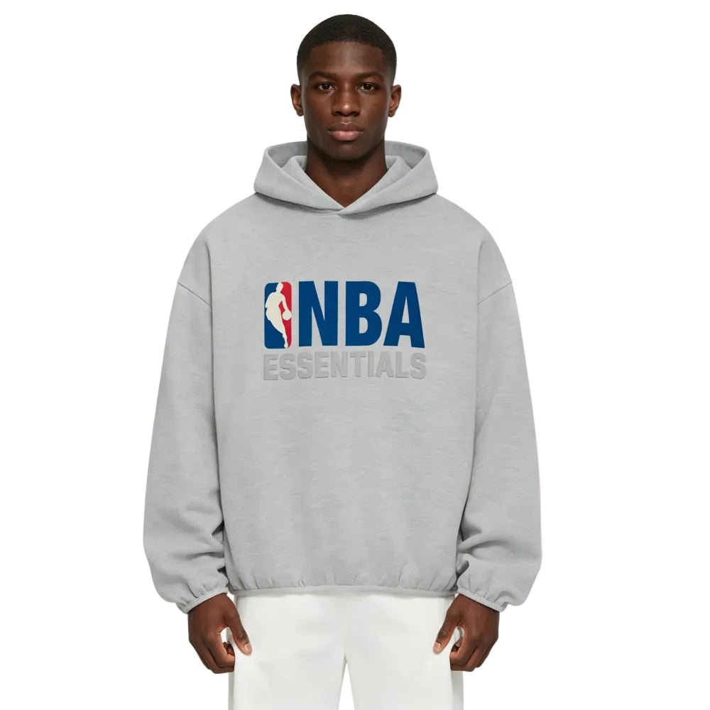 Fear of God Essentials NBA Hoodie Light Heather - AFewVibe