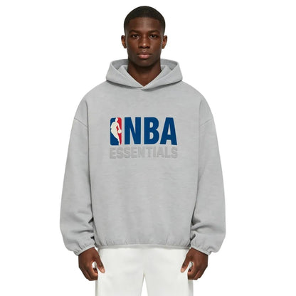 Fear of God Essentials NBA Hoodie Light Heather - AFewVibe