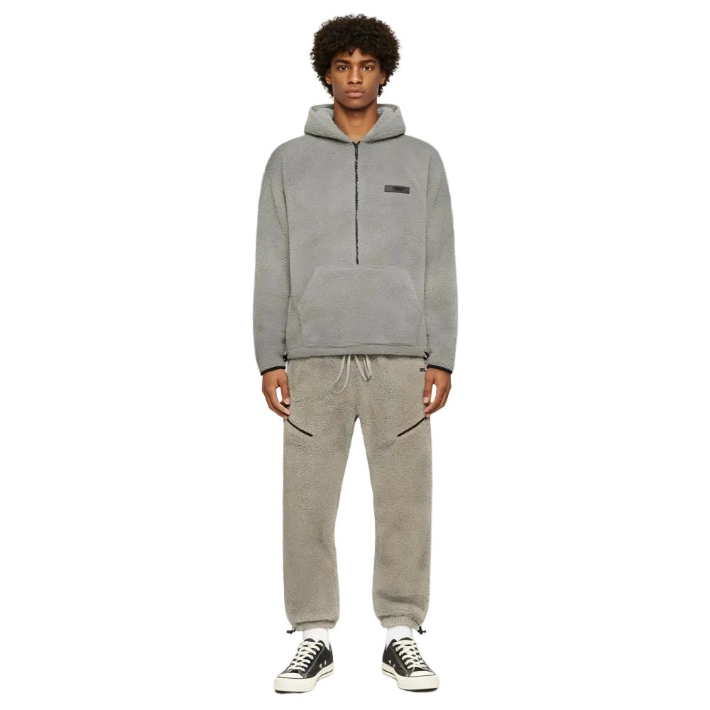 Fear Of God Essentials Polar Fleece Pant Dark Oatmeal - AFewVibe