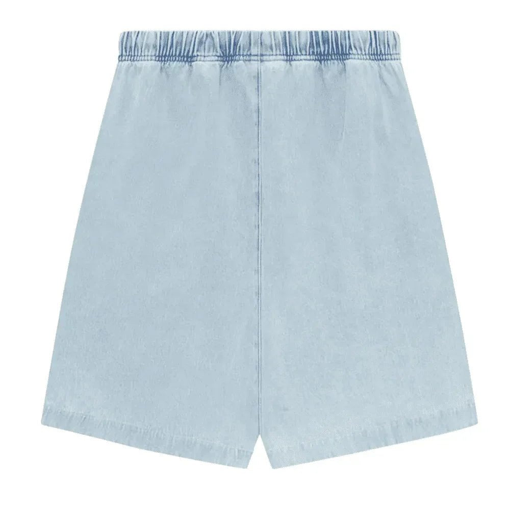 Fear of God Essentials Relaxed Short Light Washed Denim - Afewvibe