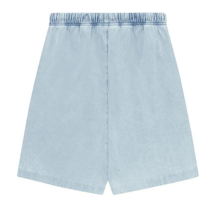 Fear of God Essentials Relaxed Short Light Washed Denim - Afewvibe