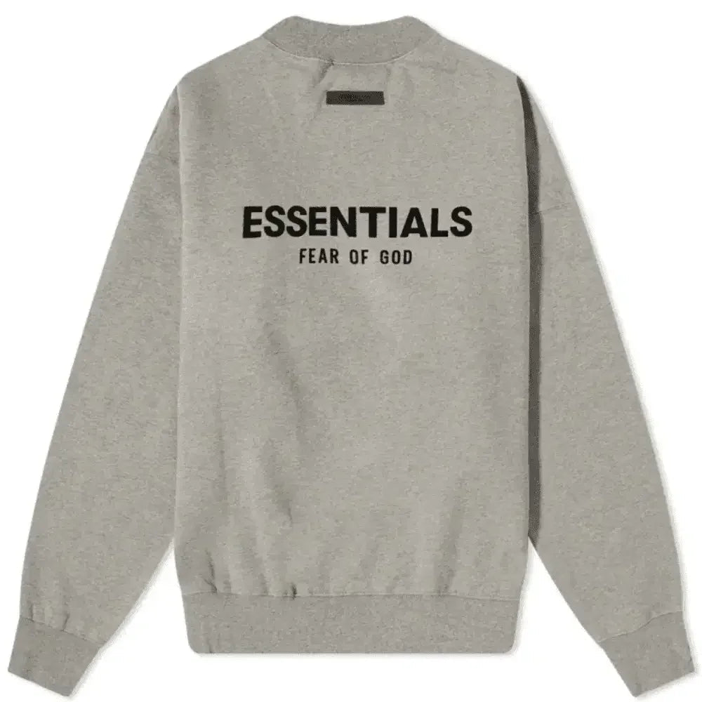 Fear of God Essentials SS22 Core Collection Crewneck Dark Oatmeal - Afewvibe