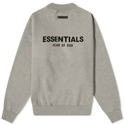 Fear of God Essentials SS22 Core Collection Crewneck Dark Oatmeal - Afewvibe