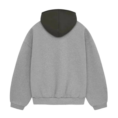 Fear of God Essentials SS24 Nylon Fleece Hoodie Dark Heather - AFewVibe