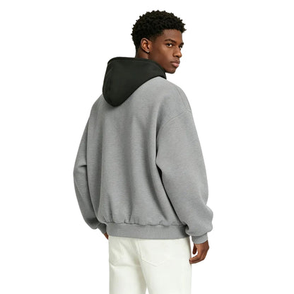 Fear of God Essentials SS24 Nylon Fleece Hoodie Dark Heather - AFewVibe