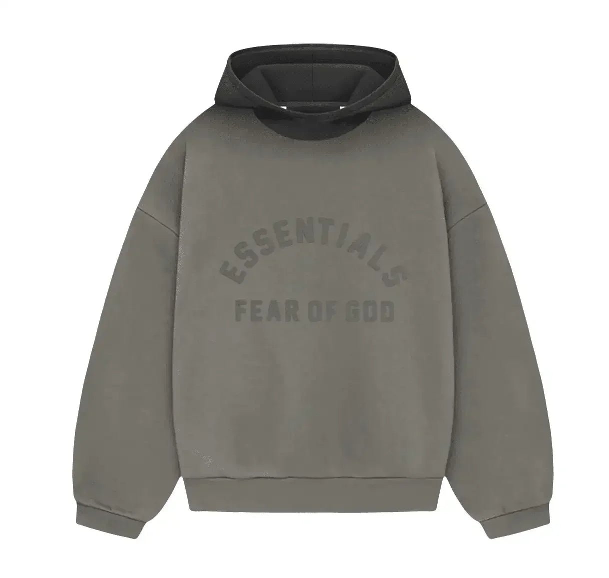 Fear of God Essentials SS24 Nylon Fleece Hoodie Ink/Jet Black - Afewvibe