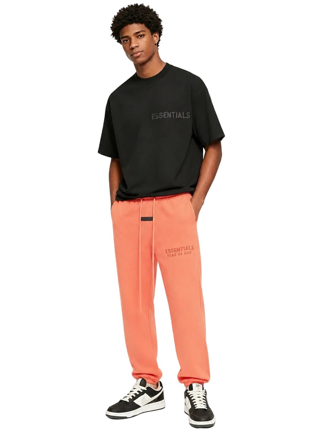 Fear of God Essentials Sweatpant – Coral - AFewVibe