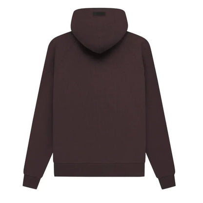 Fear Of God Essentials Waffle Raglan Hoodie Plum - Afewvibe