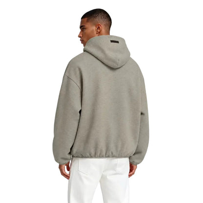Fear of God Essentials x NBA Paris Hoodie Warm Heather - AFewVibe