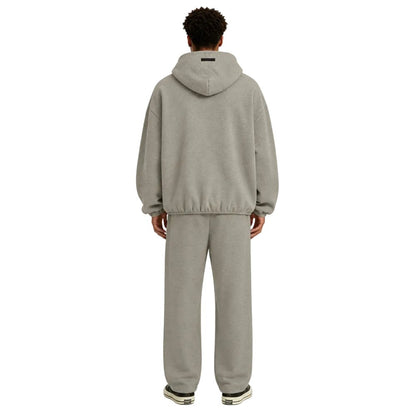 Fear of God Essentials x NBA Paris Relaxed Sweatpants Warm Heather - AFewVibe