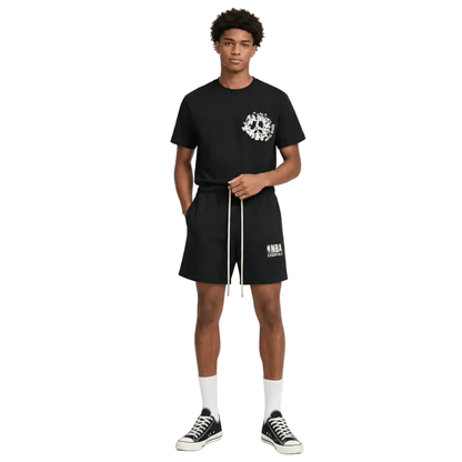 Fear of God Essentials x NBA Sweatshorts Black - AFewVibe