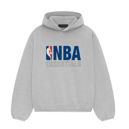 Fear of God Essentials NBA Hoodie Light Heather - AFV Clothes