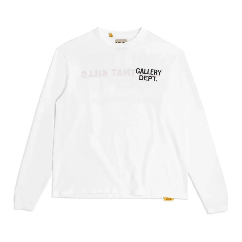 Gallery Dept. Art That Kills Reversible L/S Tee White - Afewvibe