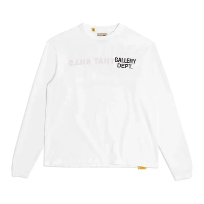 Gallery Dept. Art That Kills Reversible L/S Tee White - Afewvibe