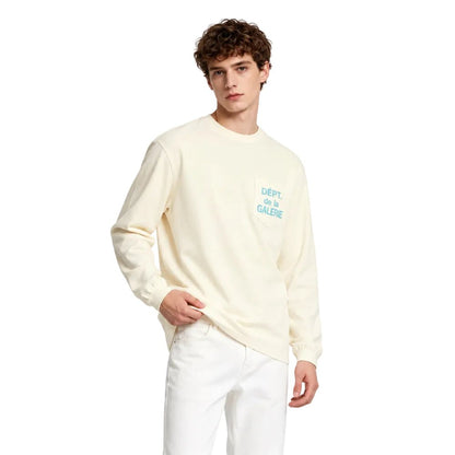 Gallery Dept. De La Galerie Long-Sleeve Cream - AFewVibe