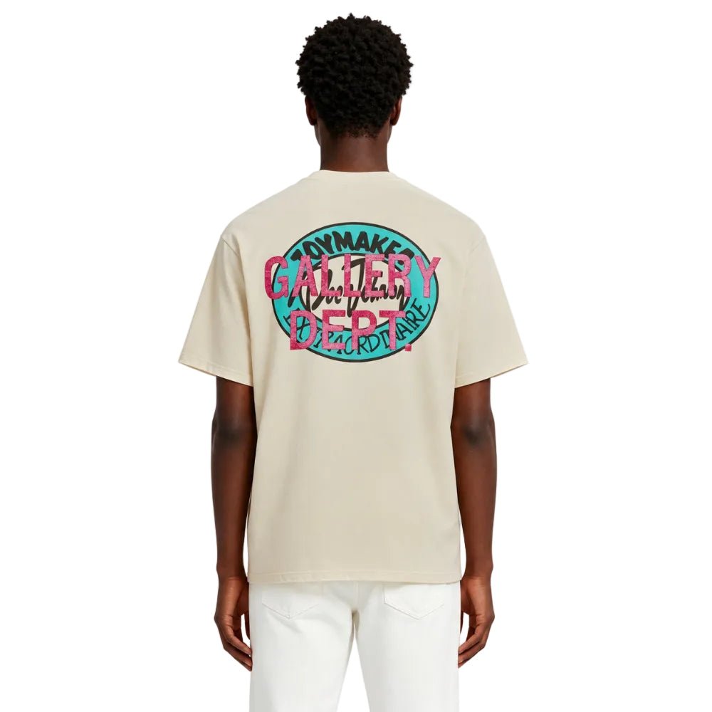 Gallery Dept. Dead Batteries Tee Antique White - AFewVibe