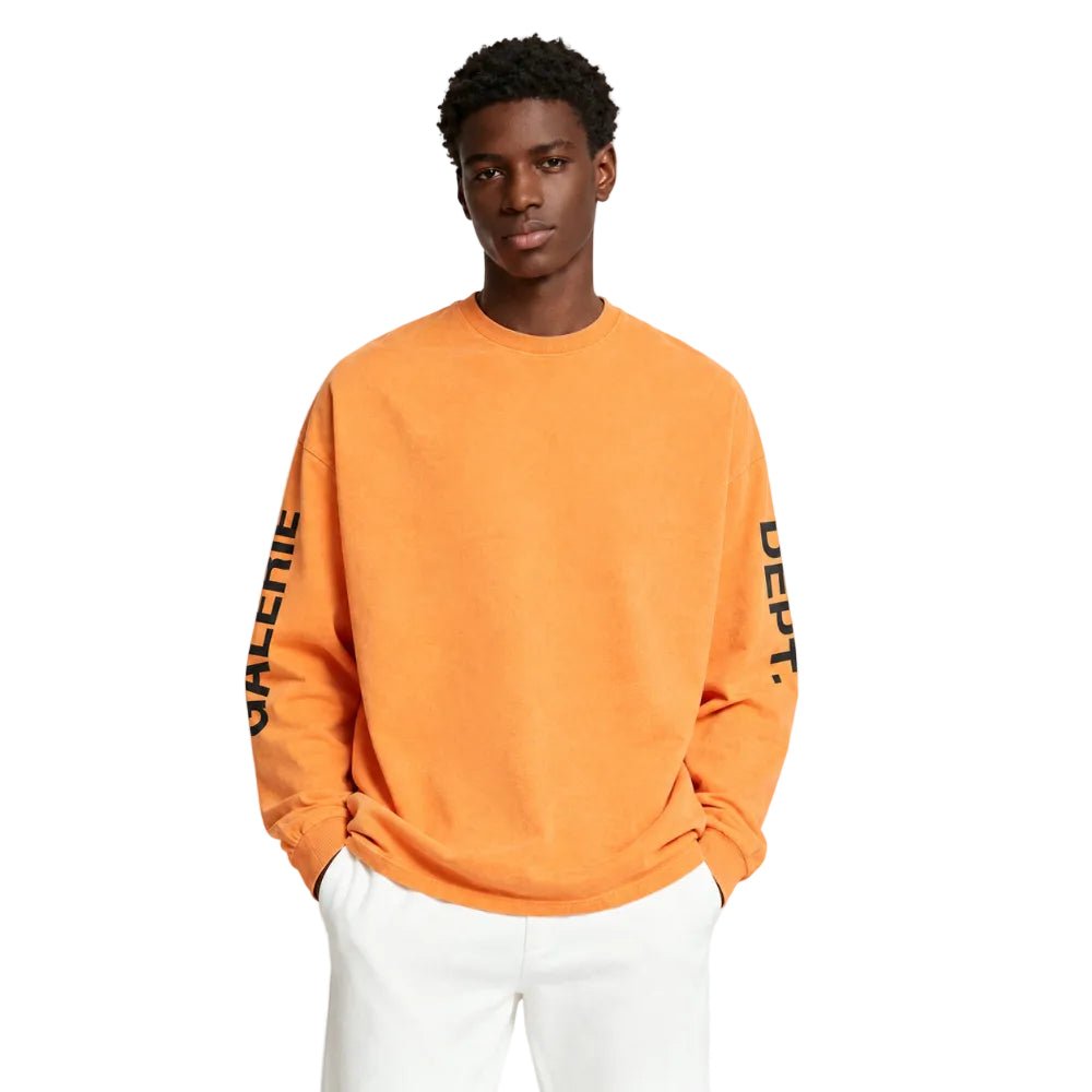 Gallery Dept. French Collector L S Tee Orange - AFewVibe