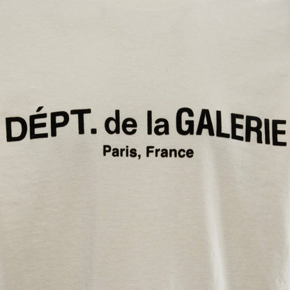 Gallery Dept. French Logo Lux Long Sleeve Tee Cream White - AFewVibe