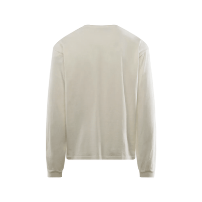 Gallery Dept. French Logo Lux Long Sleeve Tee Cream White - AFewVibe