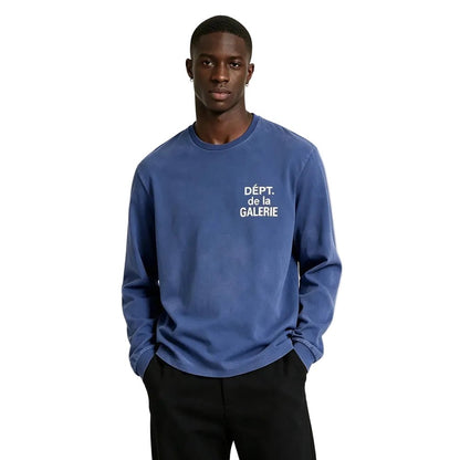Gallery Dept. French Long-Sleeve Tee Navy - AFewVibe