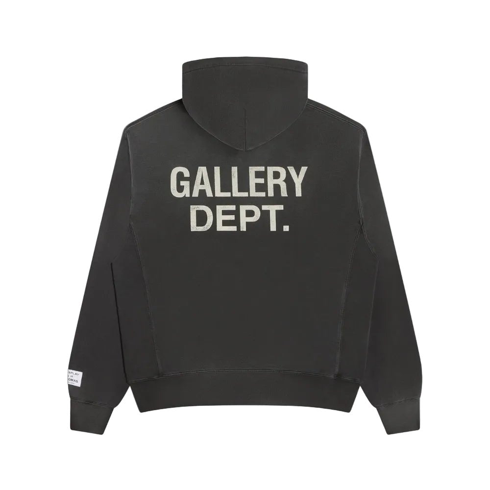 Gallery Dept. GD Paint Logo Hoodie Vintage Black - AFewVibe