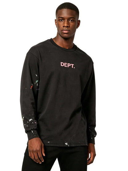 GALLERY DEPT. paint - spatter ong - seeve t-shirt - Afewvibe