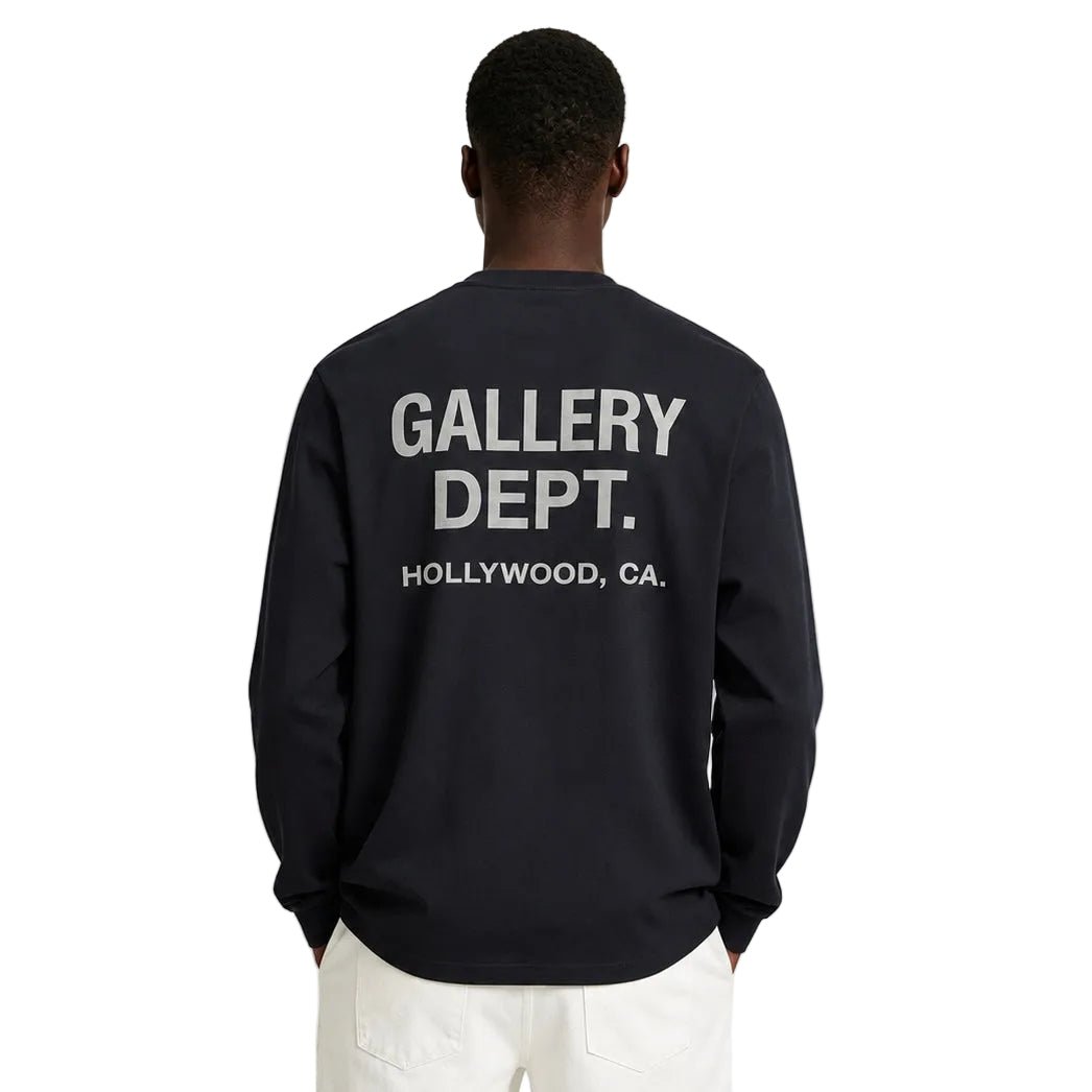 Gallery Dept. Souvenir L/S T-Shirt Black - AFewVibe