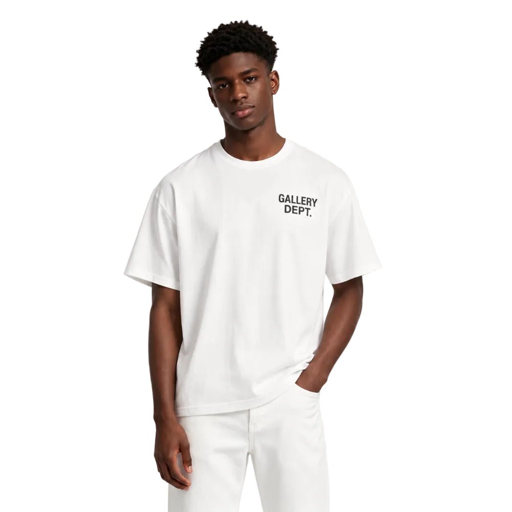 Gallery Dept. Souvenir T-Shirt White Black - AFewVibe