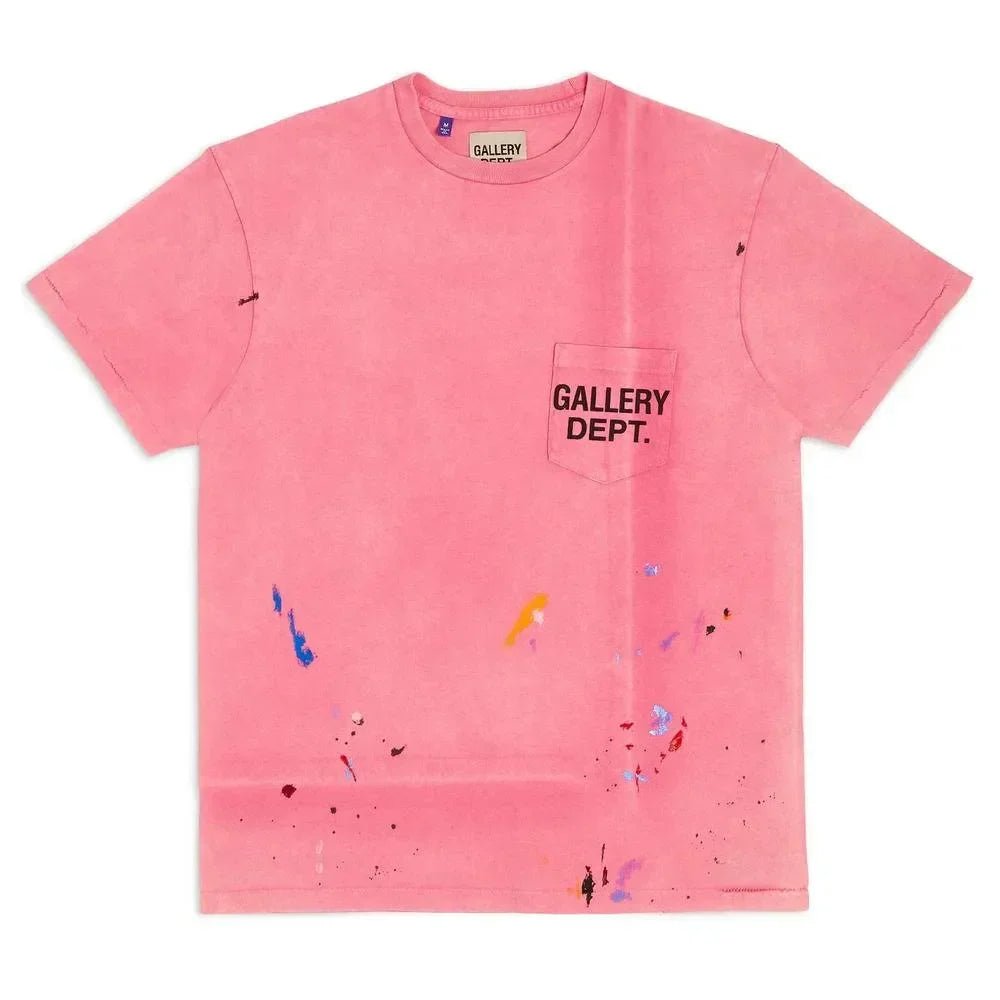 Gallery Dept. Vintage Logo Painted Tee Salmon - Afewvibe
