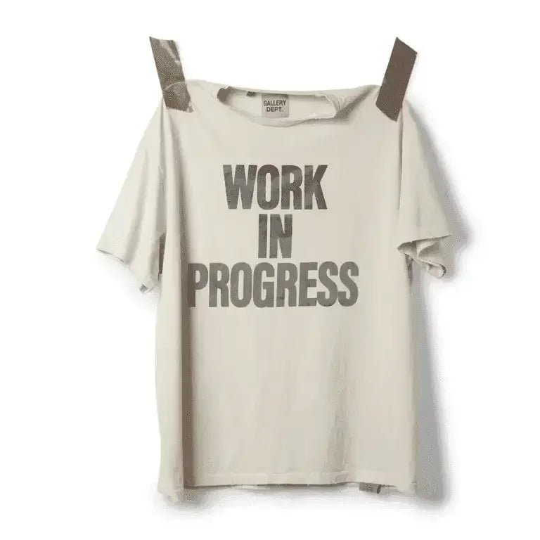 Gallery Dept. Work in Progress Tee White - Afewvibe