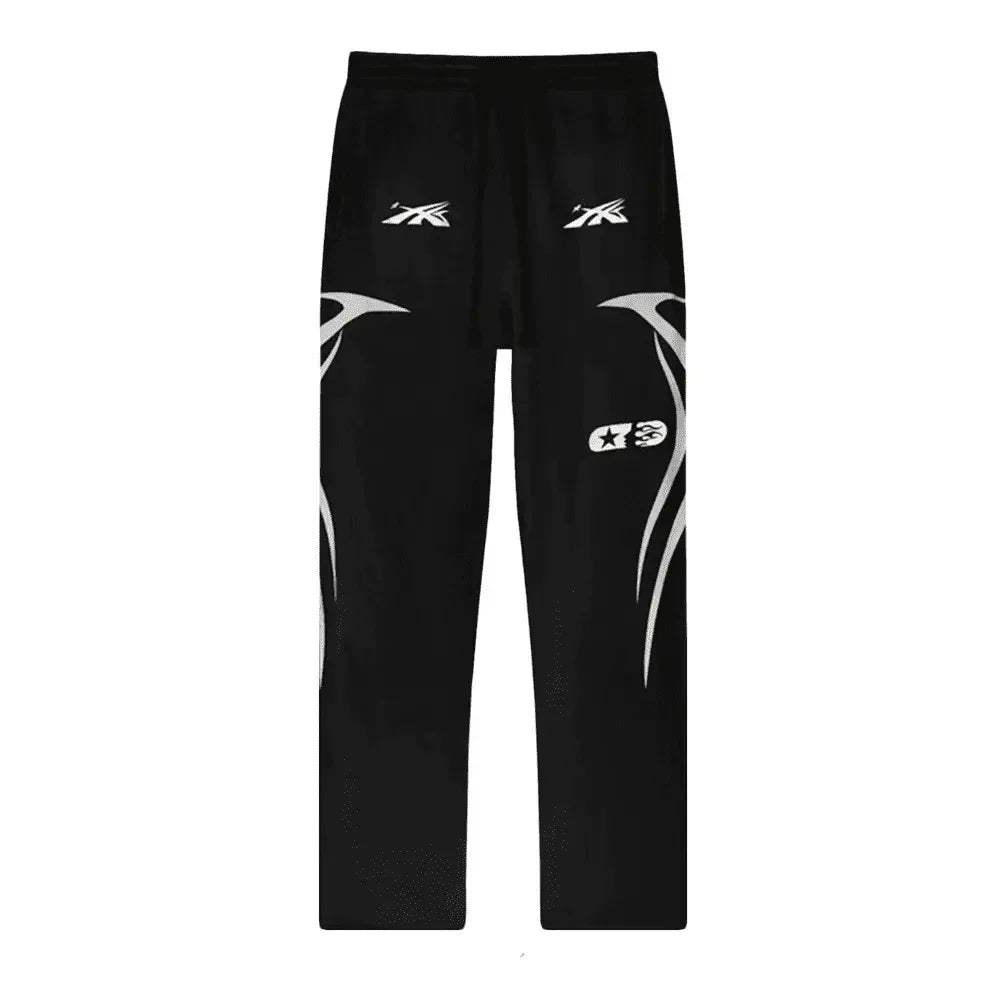 Hellstar Sports Sweatpants Jet Black - Afewvibe
